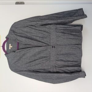 Eileen Fisher Charcoal Textured Jacket